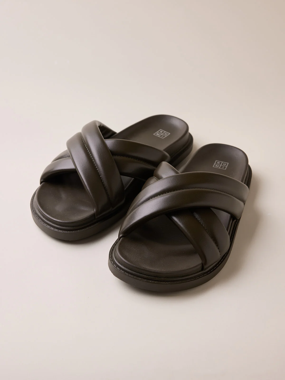 Puffy slides Semi Gray - Image 3