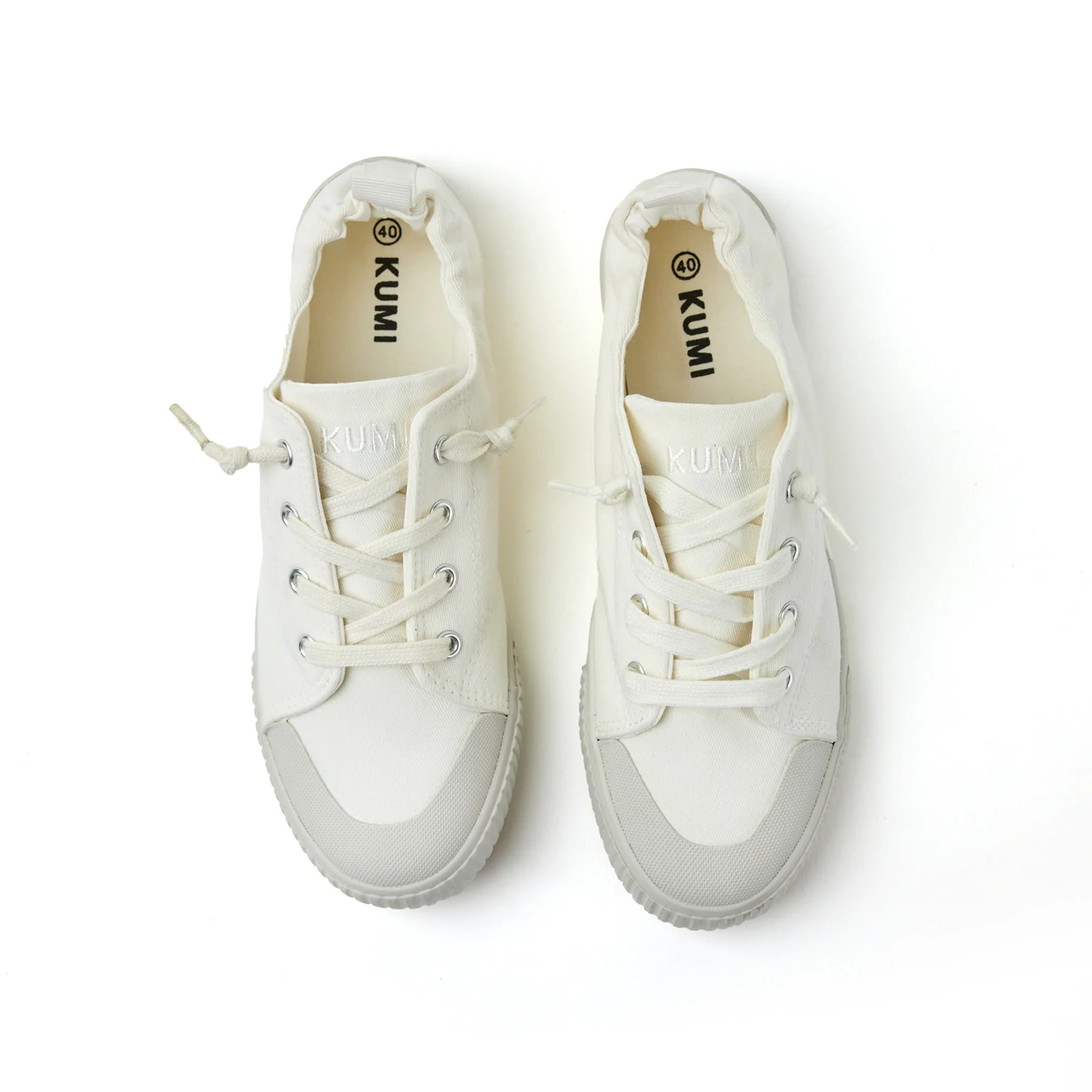 White Slip-On sneakers - Image 4