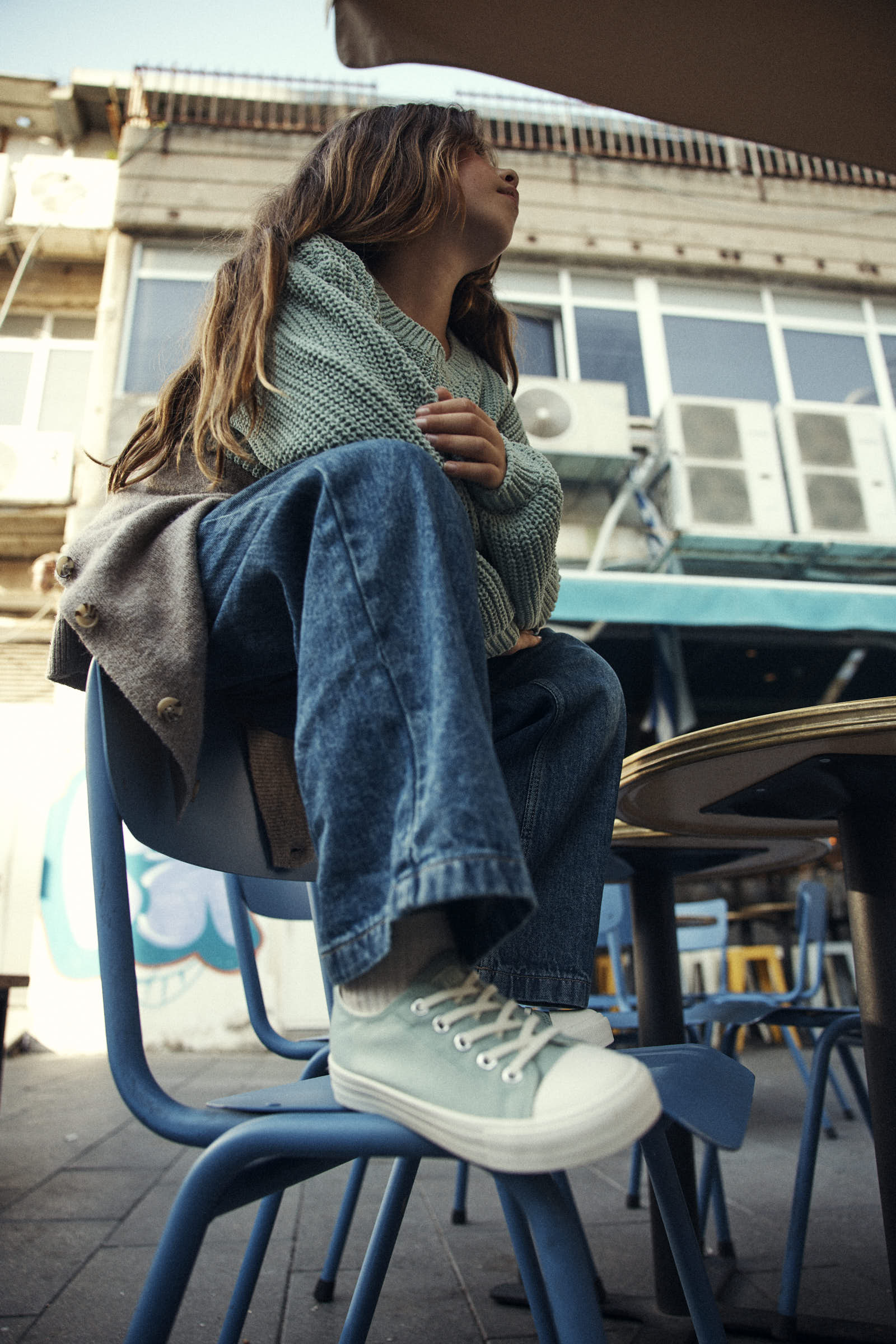 Kids sneakers Aqua - Image 4