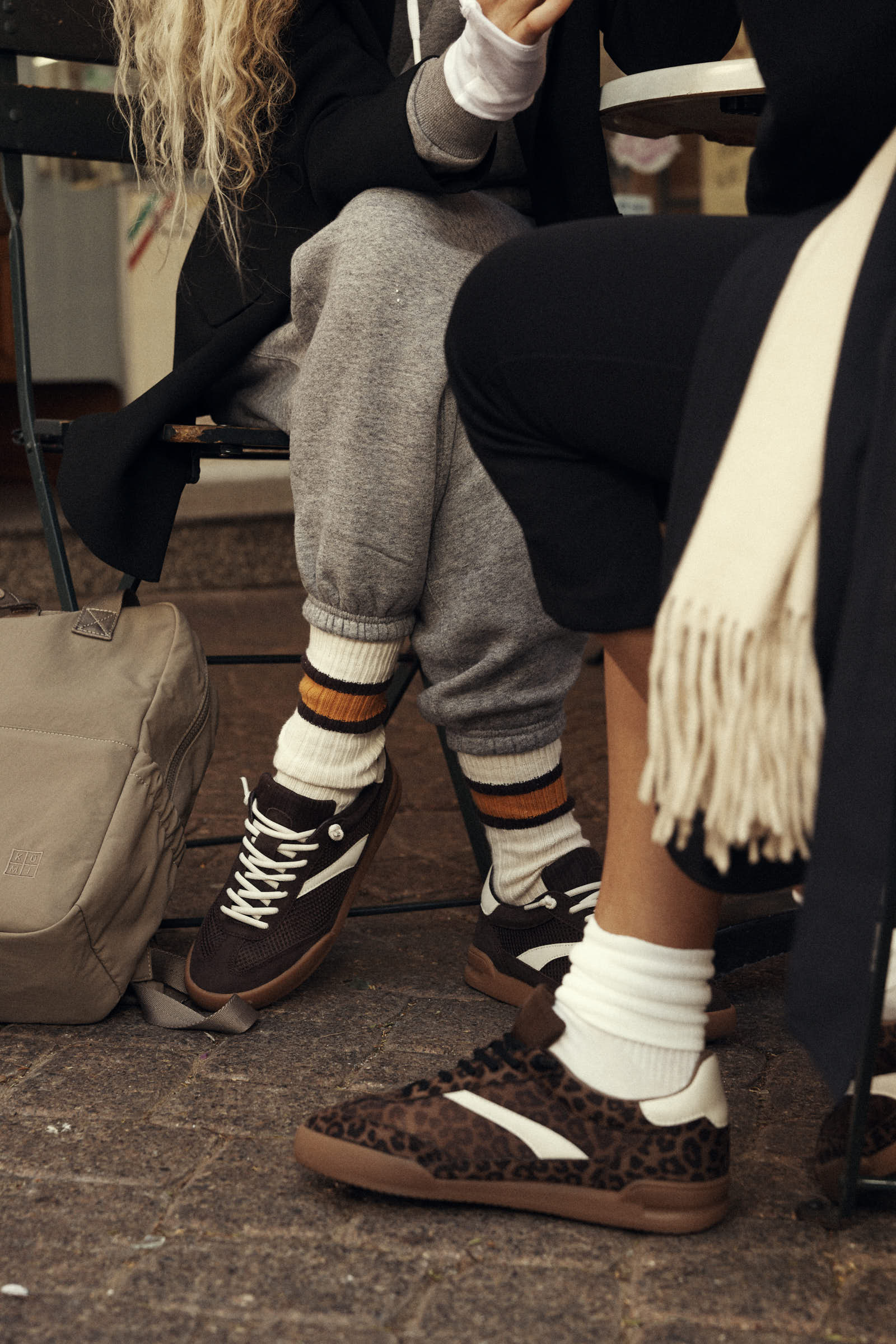 Mesh sneakers Brown Leopared - Image 6