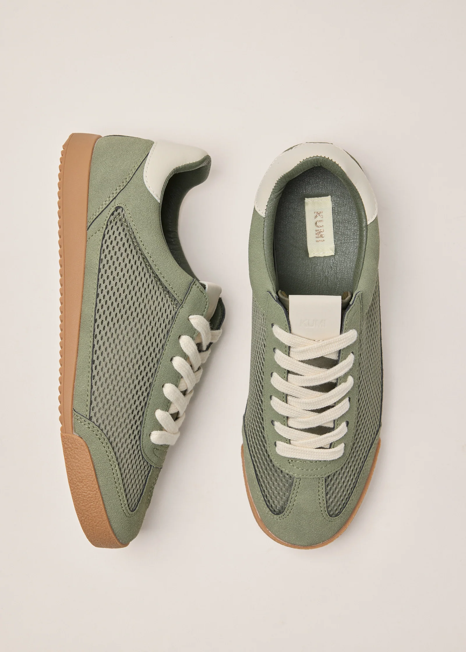 Mesh Sneakers Ash Green - Image 4