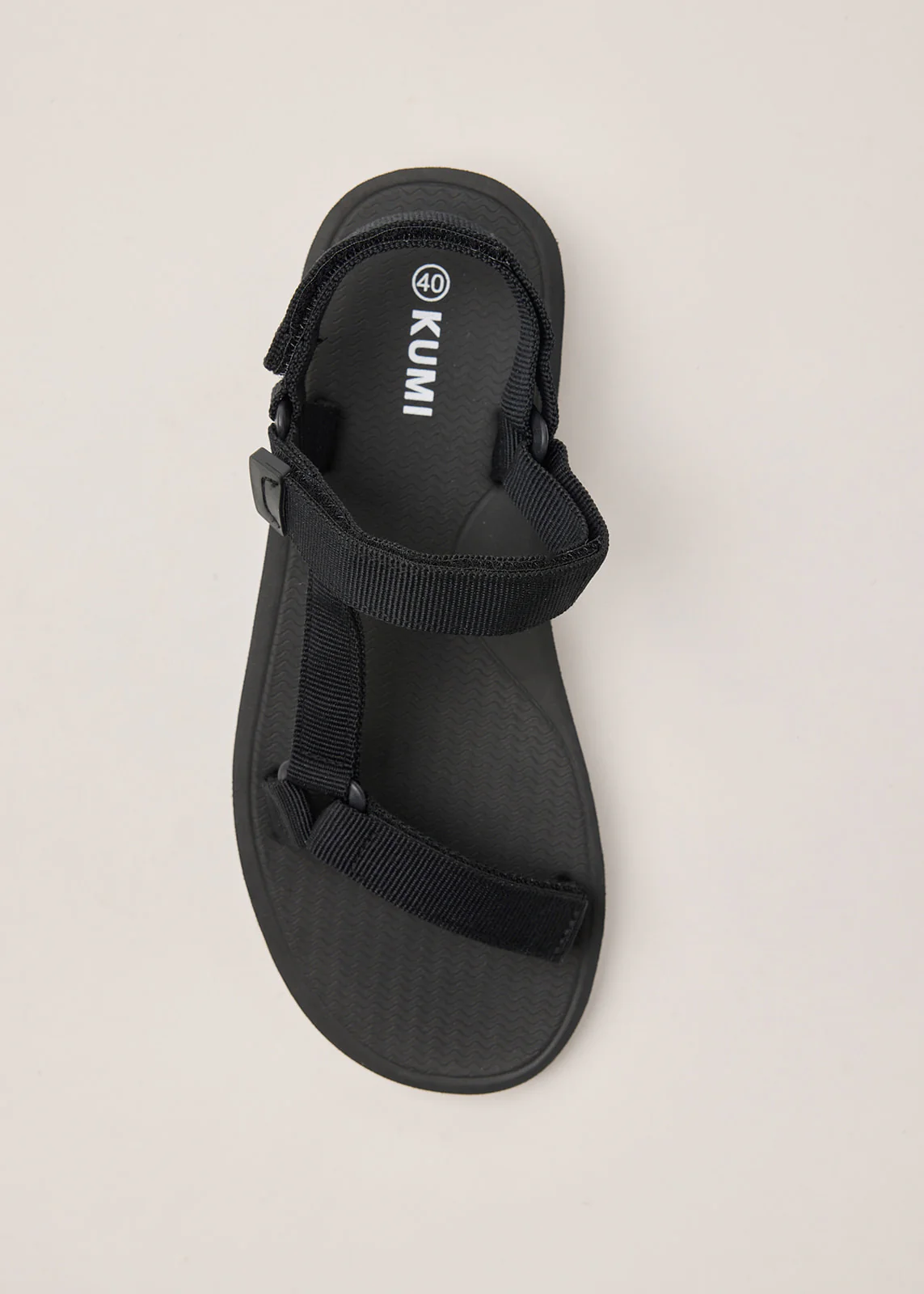 Midnight Black Platform Sandals - Image 3