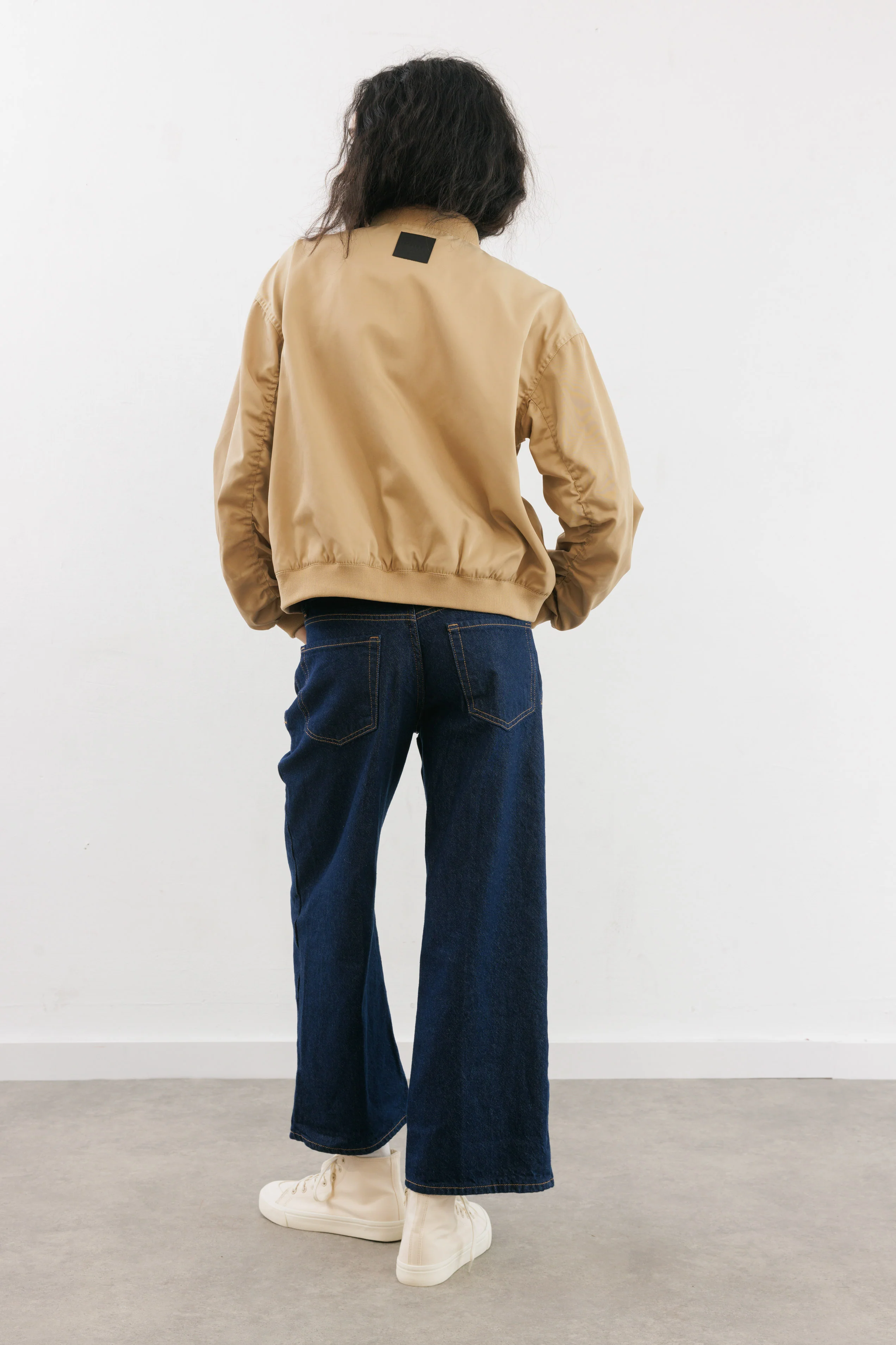 Tan Bomber Jacket - Image 3