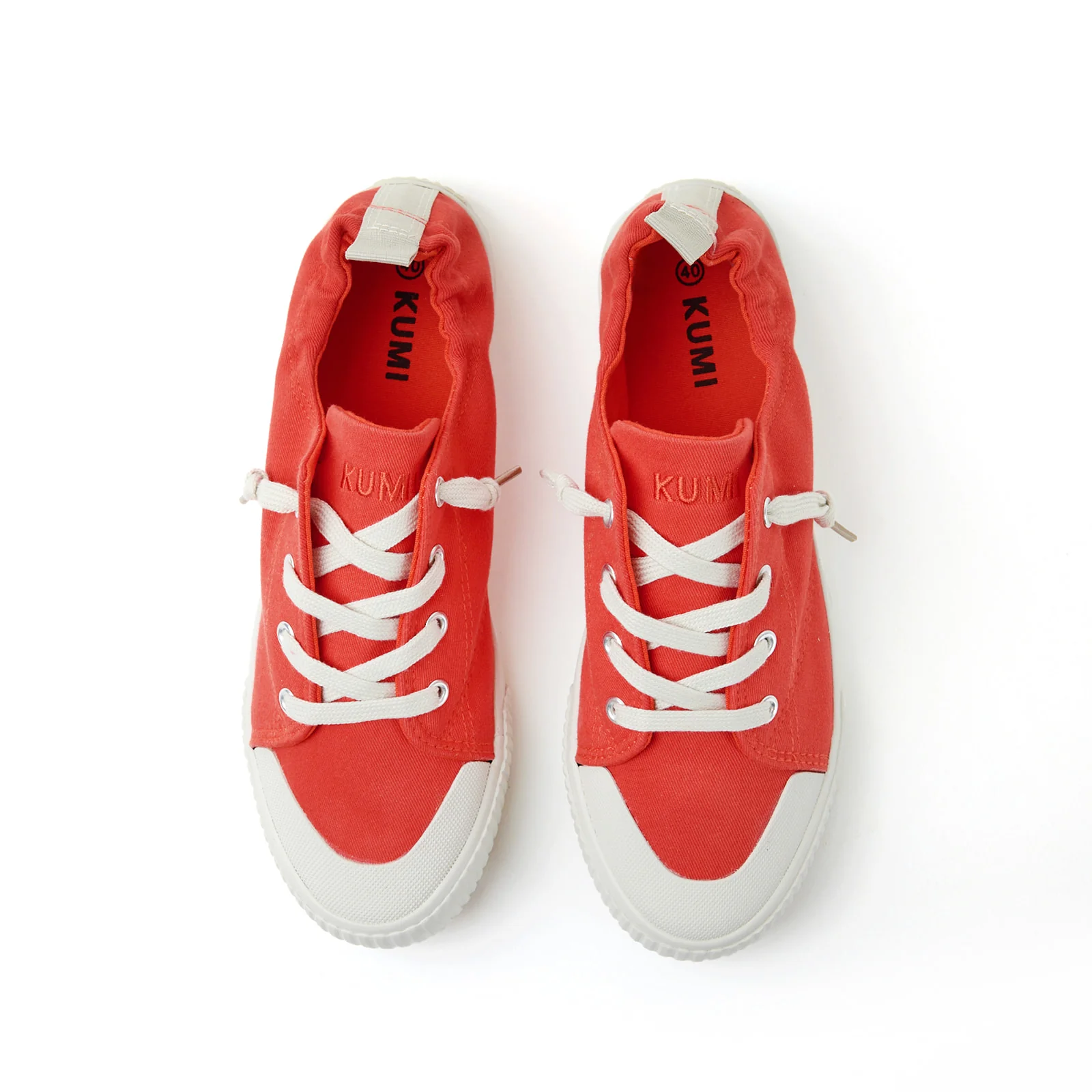 Red slip-on sneakers - Image 3