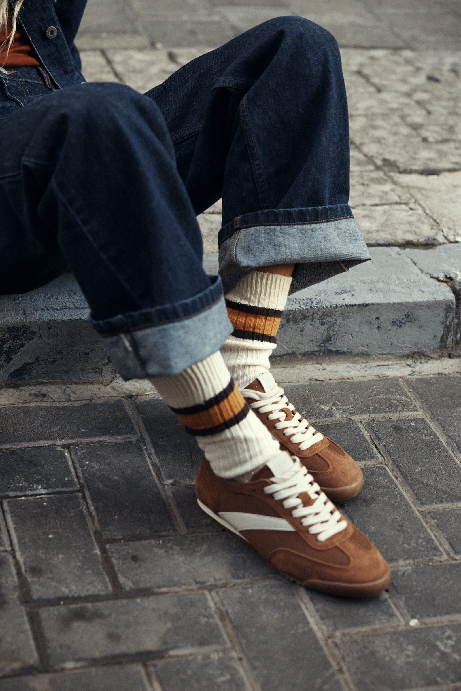 Airy Suede sneakers Rust - Image 11