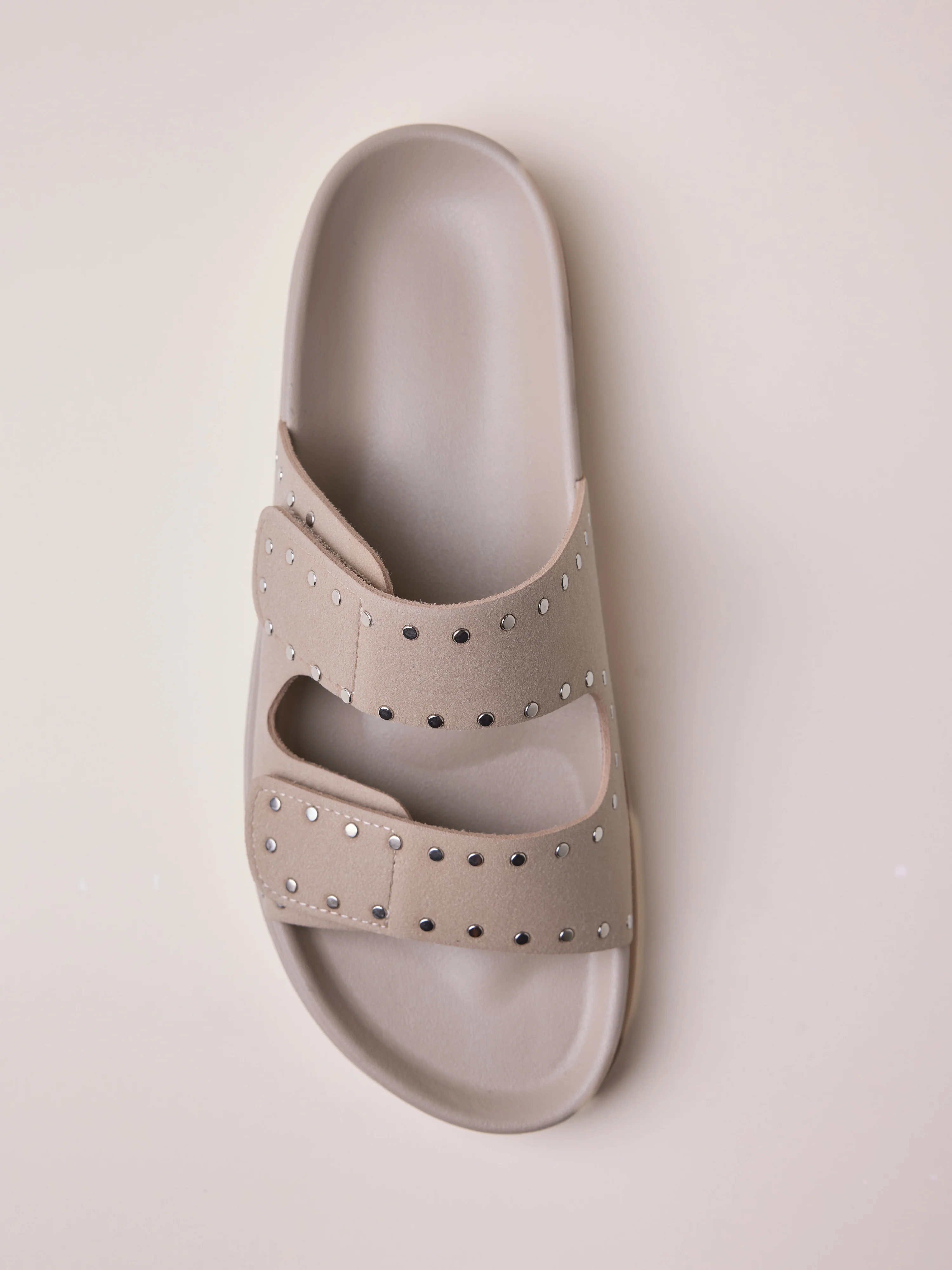 Two strap slides Beige/studs - Image 4